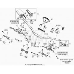 Guidon et maître cylindre BETA 250 RR 2T 2021 
