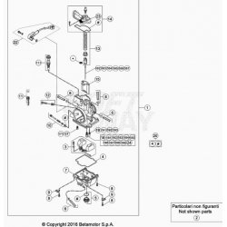 Carburateur BETA 250 X-TRAINER 2021 