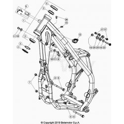 Cadre, chassis BETA 250 X-TRAINER 2021 