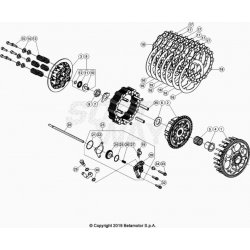 Embrayage et cloche BETA 300 RR 2T 2021 