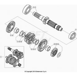 Boîte de vitesse, arbre primaire BETA 300 RR 2T 2021 
