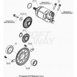 Démarreur électrique BETA 350 RR 4T 2021 