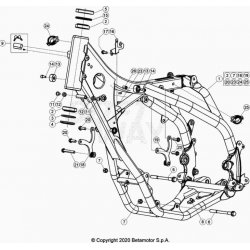 Cadre, chassis BETA 350 RR 4T 2021 