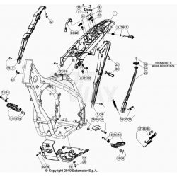 Accessoires de chassis BETA 350 RR 4T 2021 