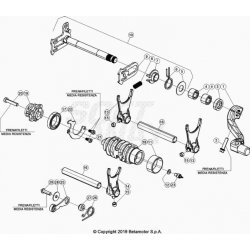 Sélecteur et axe de sélection BETA 390 RR 4T 2021 