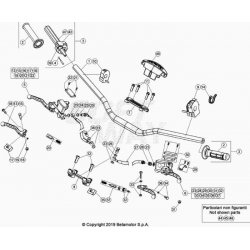 Guidon et maître cylindre BETA 390 RR 4T 2021 