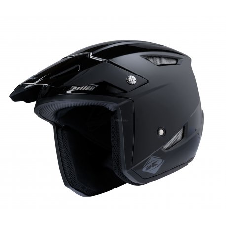 Casque KENNY Trial-up Solid - Noir 