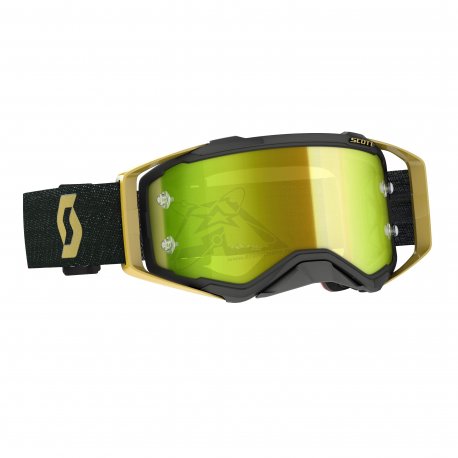 Lunettes SCOTT PROSPECT - Noir / Or - Écran iridium jaune 