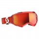 Lunettes SCOTT FURY - Rouge brillant / Orange - Écran iridium orange 