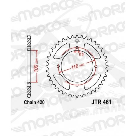 Couronne acier SUPERSPROX CG104 - Pas 420 