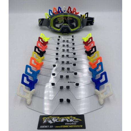 Masque RFLOW - Gris + Kit R-FLOW EVO coloris au choix 