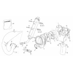 Boite filtre - échappement SHERCO 125 SE FACTORY 2T 2021 