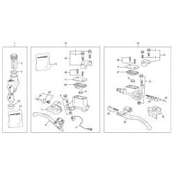 Maitre cylindre frein avant - arrière - embrayage SHERCO 125 SE FACTORY 2T 2021 