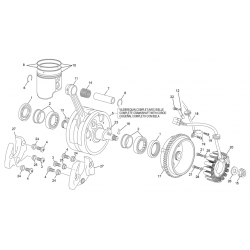 Vilebrequin assemble SHERCO 125 SE RACING 2T 2021 