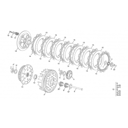 Embrayage SHERCO 250 SE RACING 2T 2021 