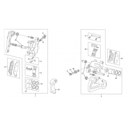 Etrier frein arrière - avant SHERCO 250 SEF FACTORY 4T 2021 