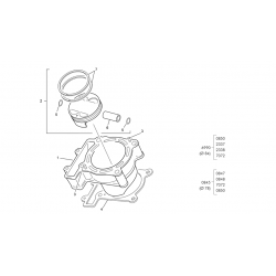 Cylindre SHERCO 250 SEF FACTORY 4T 2021 