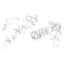 Boite filtre - échappement SHERCO 250 SEF RACING 4T 2021 