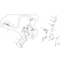 Corps d'injection SHERCO 250 SEF RACING 4T 2021 