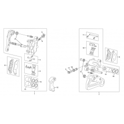 Etrier frein arrière - avant SHERCO 450 SEF FACTORY 4T 2021 