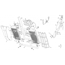 Radiateur SHERCO 450 SEF FACTORY 4T 2021 