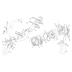 Boite filtre - échappement SHERCO 450 SEF RACING 4T 2021 