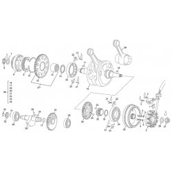 Vilebrequin assemble SHERCO 450 SEF RACING 4T 2021 