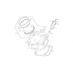 Cylindre SHERCO 450 SEF RACING 4T 2021 