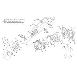 Boite filtre - échappement SHERCO 500 SEF FACTORY 4T 2021 