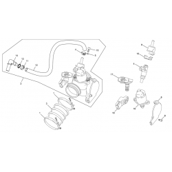 Corps d'injection SHERCO 500 SEF RACING 4T 2021 