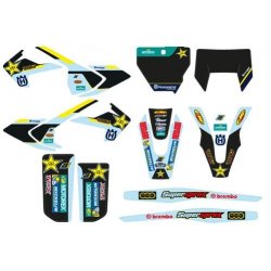 Kit déco ROCKSTAR HUSQVARNA Enduro + MX 