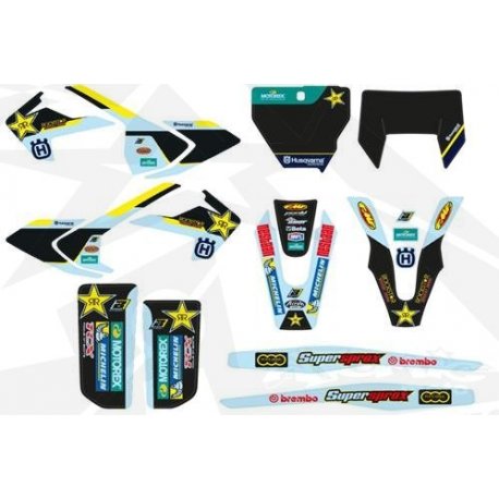 Kit déco ROCKSTAR HUSQVARNA Enduro + MX 