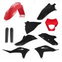 Kit plastiques GASGAS 250/300/350 EC 2021 Rouge/Noir 