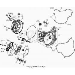 Carter d'embrayage et pompe à eau BETA 200 RR 2T RACING 2021 