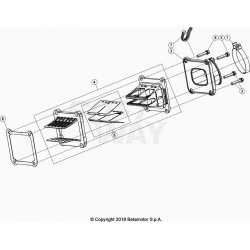 Boîte à clapets et pipe d'admission BETA 200 RR 2T RACING 2021 