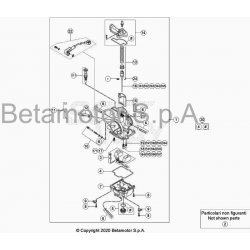 Carburateur BETA 200 RR 2T RACING 2021 