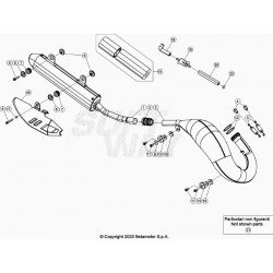 Échappement et silencieux BETA 200 RR 2T RACING 2021 