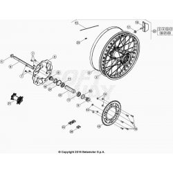 Roue arrière BETA 200 RR 2T RACING 2021 