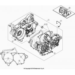 Carter moteur BETA 250 RR 2T RACING 2021 