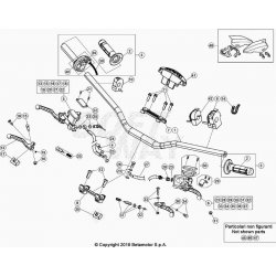 Guidon et maître cylindre BETA 250 RR 2T RACING 2021 