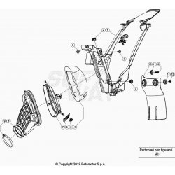 Boitier de filtre à air BETA 250 RR 2T RACING 2020 