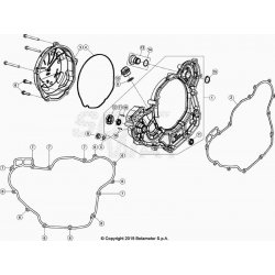 Carter d'embrayage et pompe à eau BETA 350 RR 4T RACING 2020 