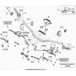 Guidon et maitre cylindres BETA 350 RR 4T RACING 2020 