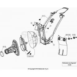 Boitier de filtre à air BETA 350 RR 4T RACING 2020 