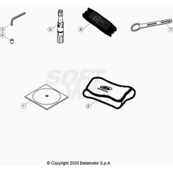 Trousse a outil BETA 350 RR 4T RACING 2020 