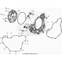 Carter d'embrayage et pompe à eau BETA 430 RR 4T RACING 2021 