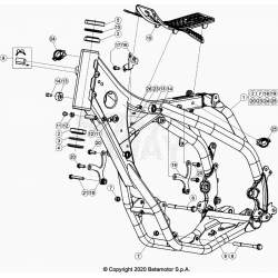 Cadre, chassis BETA 430 RR 4T RACING 2021 