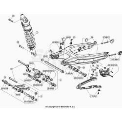 Bras oscillant, biellettes BETA 430 RR 4T RACING 2021 