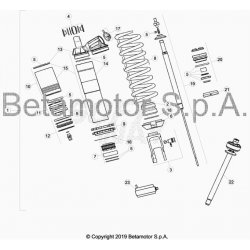 Bras oscillant, biellettes BETA 300 RR 2T 2019 REPLICA STEVE HOLCOMBE 