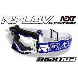 Masque R-FLOW NEXT 03 Bleu / Blanc - Full pack